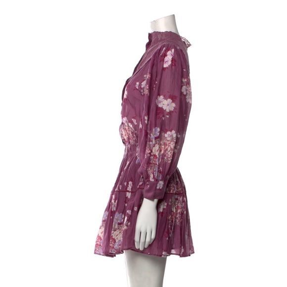 🎀 LoveSchackFancy Viola Floral Lace Print Mini Dress 🎀 - Picture 4 of 10